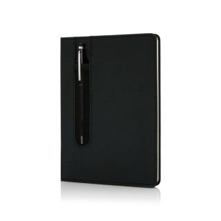 Libreta A5 PU básica con bolígrafo táctil personalizada